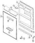 Diagram for 05 - Fresh Food Inner Door