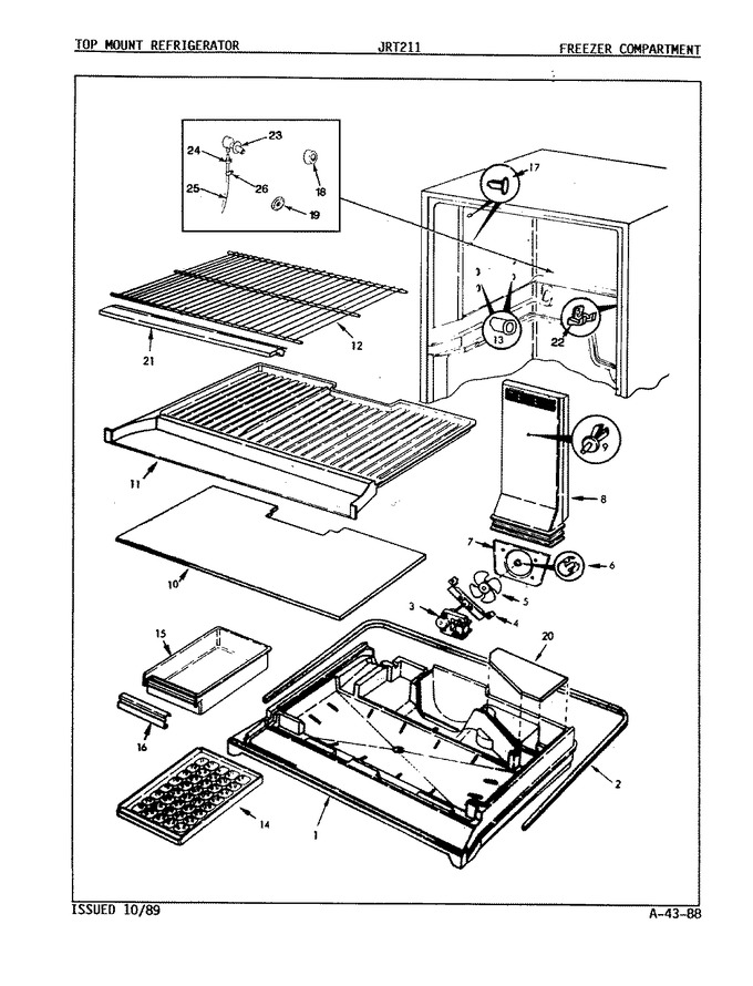 Diagram for JRT211 (BOM: 9C65B)