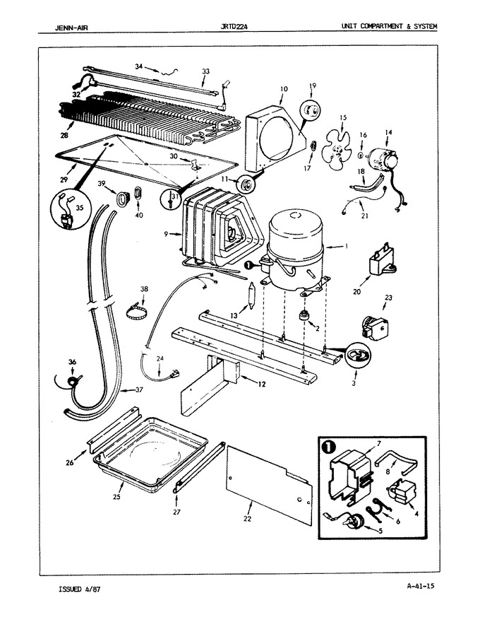 Diagram for JRTD224 (BOM: 7B21A)