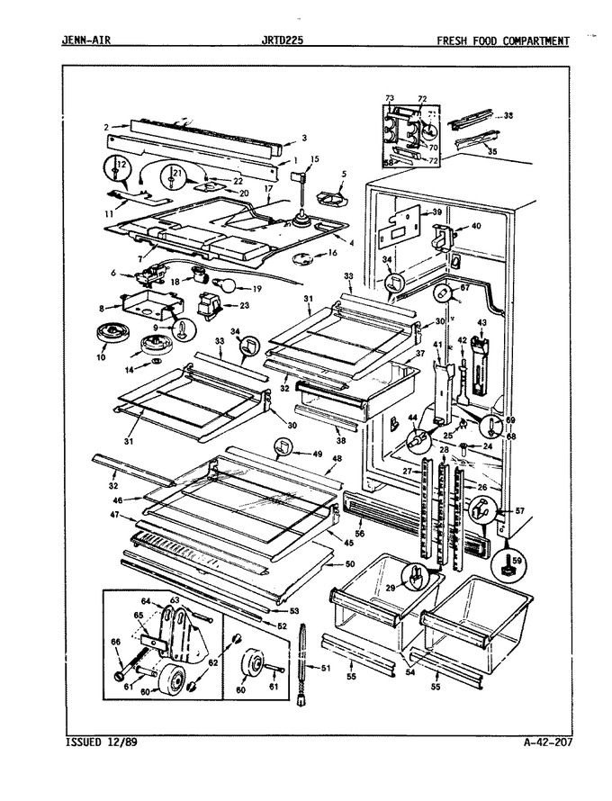 Diagram for JRTD225R (BOM: 9C75A)