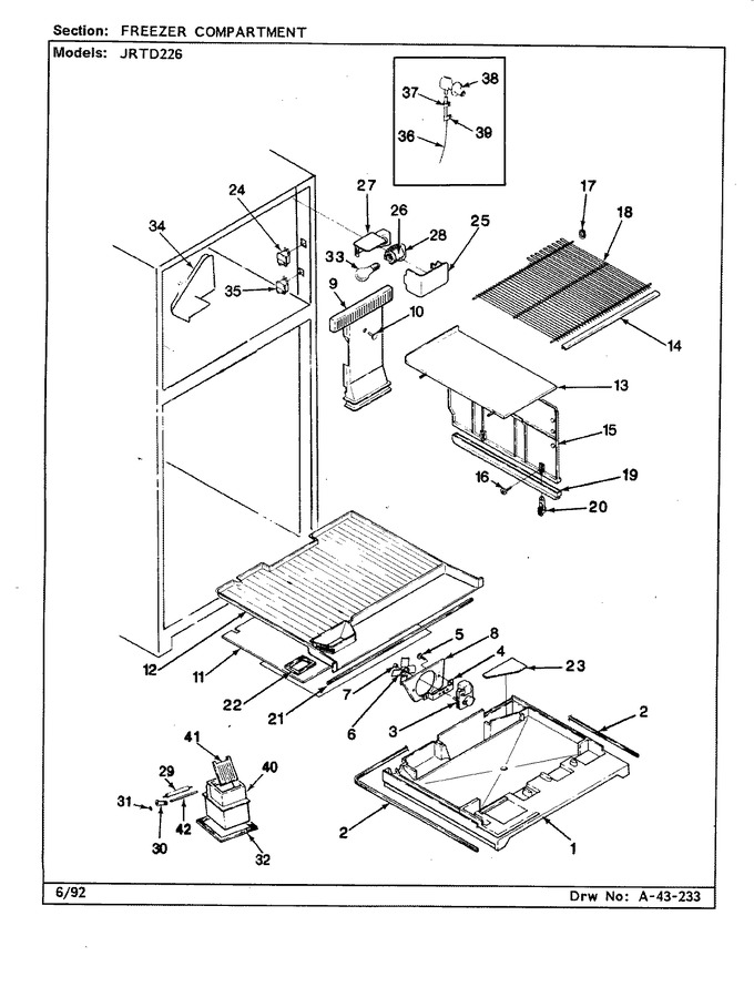 Diagram for JRTD226R (BOM: BJ83A)