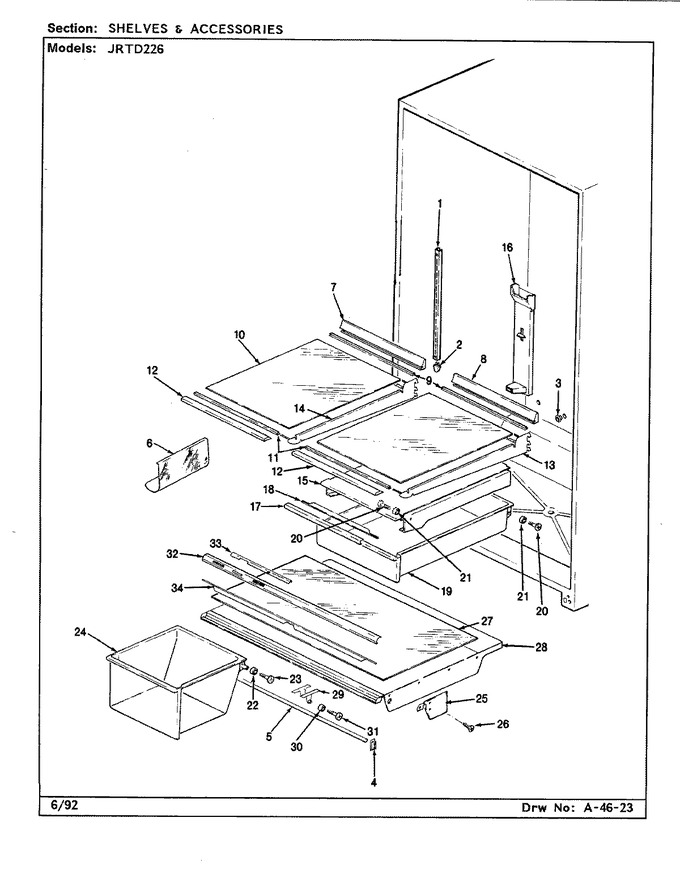 Diagram for JRTD226L (BOM: BJ84A)