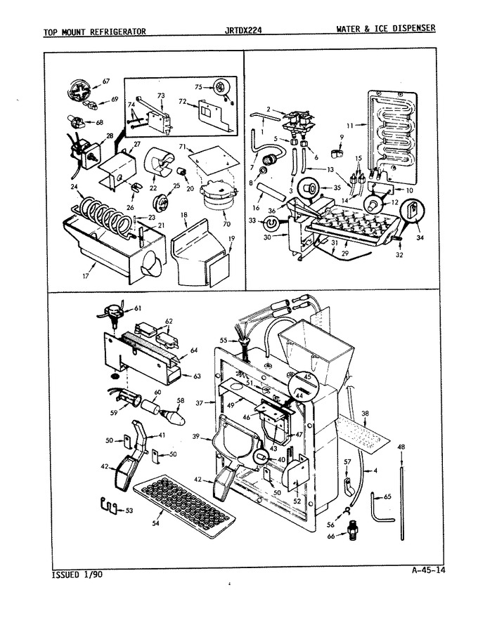 Diagram for JRTDX224L (BOM: 7B24B)