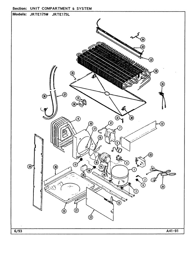 Diagram for JRTE175W (BOM: DJ31A)