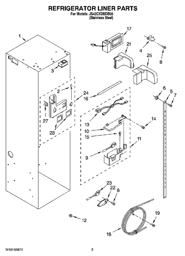 Diagram for JS42CXDBDB00