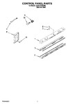 Diagram for 05 - Control Panel Parts