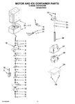 Diagram for 09 - Motor And Ice Container Parts