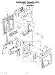 Diagram for 12 - Dispenser Front Parts