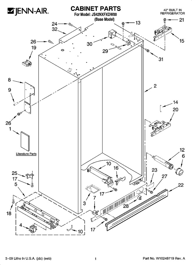 Diagram for JS42NXFXDW00