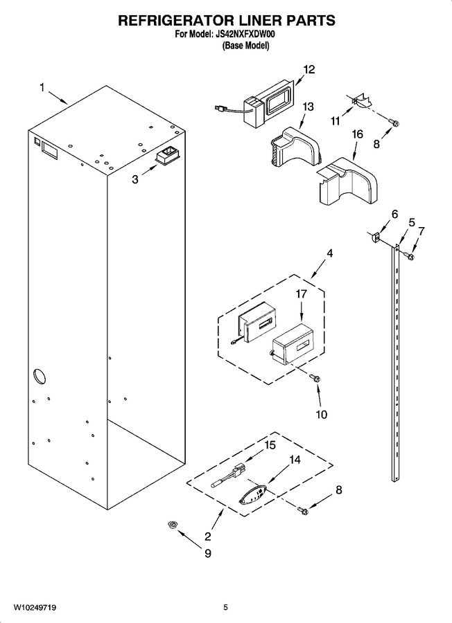 Diagram for JS42NXFXDW00