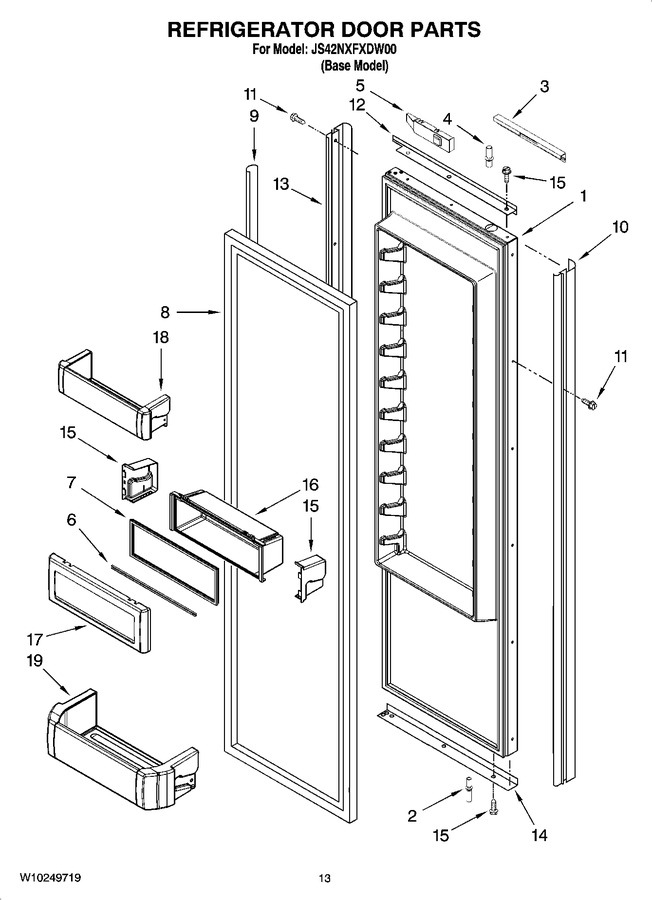 Diagram for JS42NXFXDW00