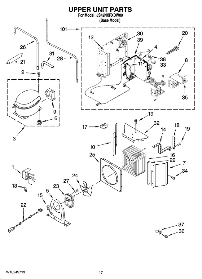 Diagram for JS42NXFXDW00