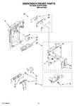 Diagram for 12 - Dispenser Front Parts