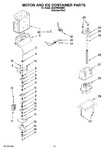 Diagram for 09 - Motor And Ice Container Parts