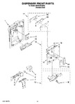 Diagram for 12 - Dispenser Front Parts