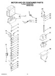 Diagram for 09 - Motor And Ice Container Parts