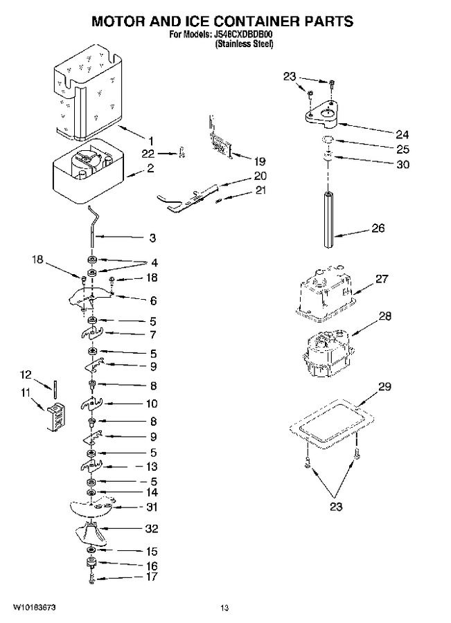 Diagram for JS48CXDBDB00