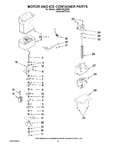 Diagram for 09 - Motor And Ice Container Parts