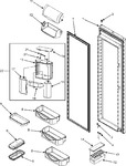 Diagram for 16 - Refrigerator Door (interior)