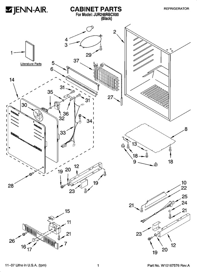 Diagram for JUR248RBCX00