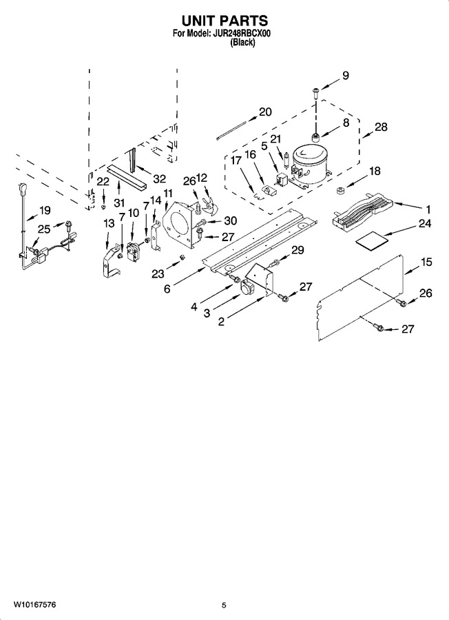 Diagram for JUR248RBCX00