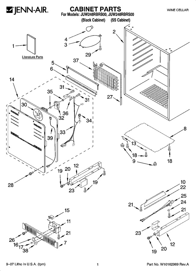 Diagram for JUW248RBRB00