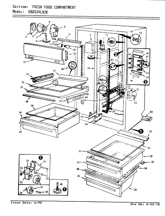 Diagram for KBDS24L92KW (BOM: AP82A)