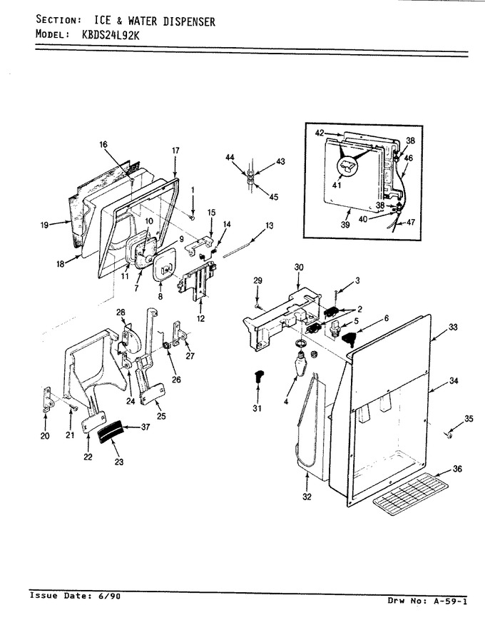 Diagram for KBDS24L92KA (BOM: AP82A)