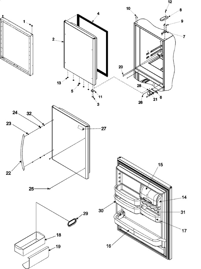 Diagram for KBRA20ELSS0 (BOM: PKBRA20ELS0)