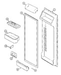 Diagram for 10 - Fresh Food Inner Door