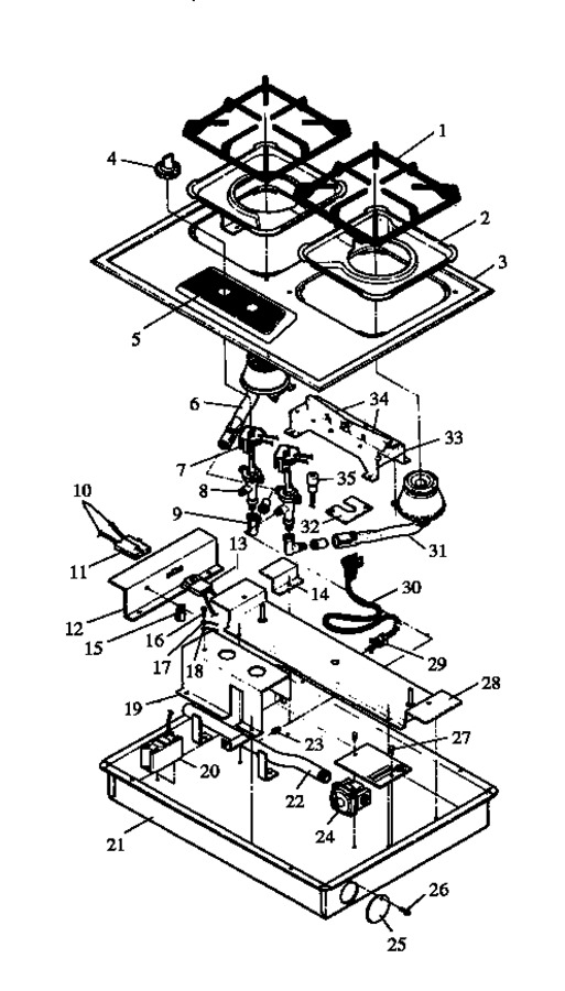 Diagram for KGT341 (BOM: P1131428N)