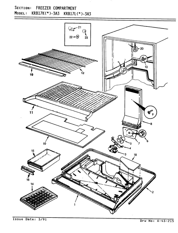 Diagram for KRB17KN3A3 (BOM: AF30A)