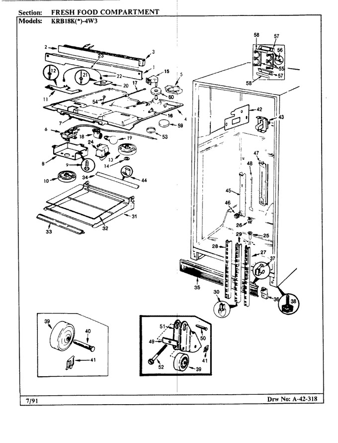 Diagram for KRB18KA4W3 (BOM: BF42A)