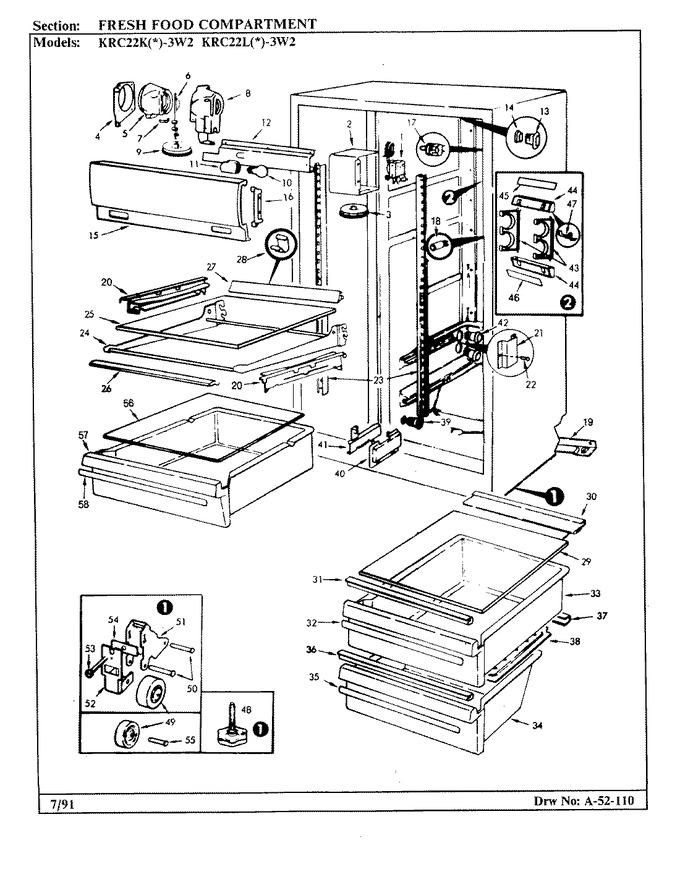 Diagram for KRC22KN3W2 (BOM: AP36A)