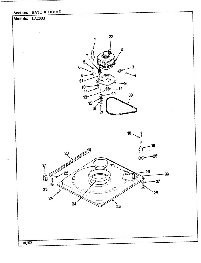 Diagram for LA2000A