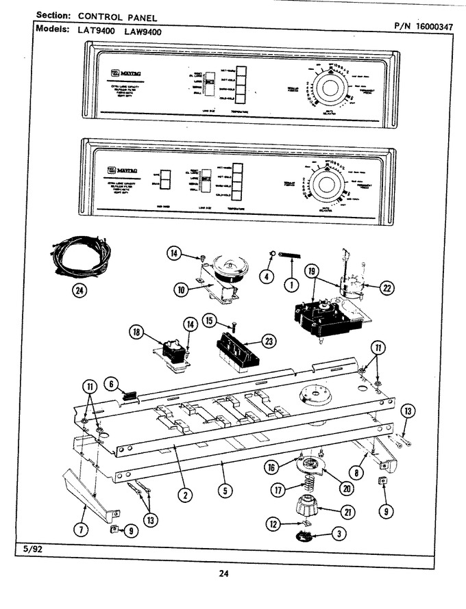 Diagram for LAT9400AAW