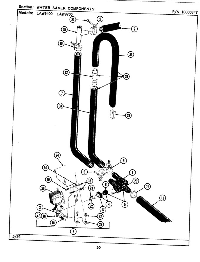 Diagram for LAW9700AAW