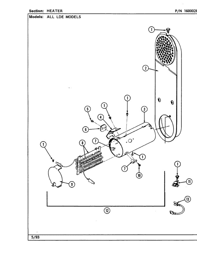 Diagram for LDE8600ACL