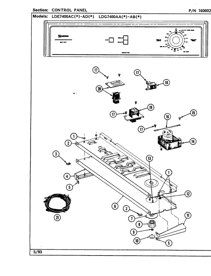 Diagram for LDE7400ADL