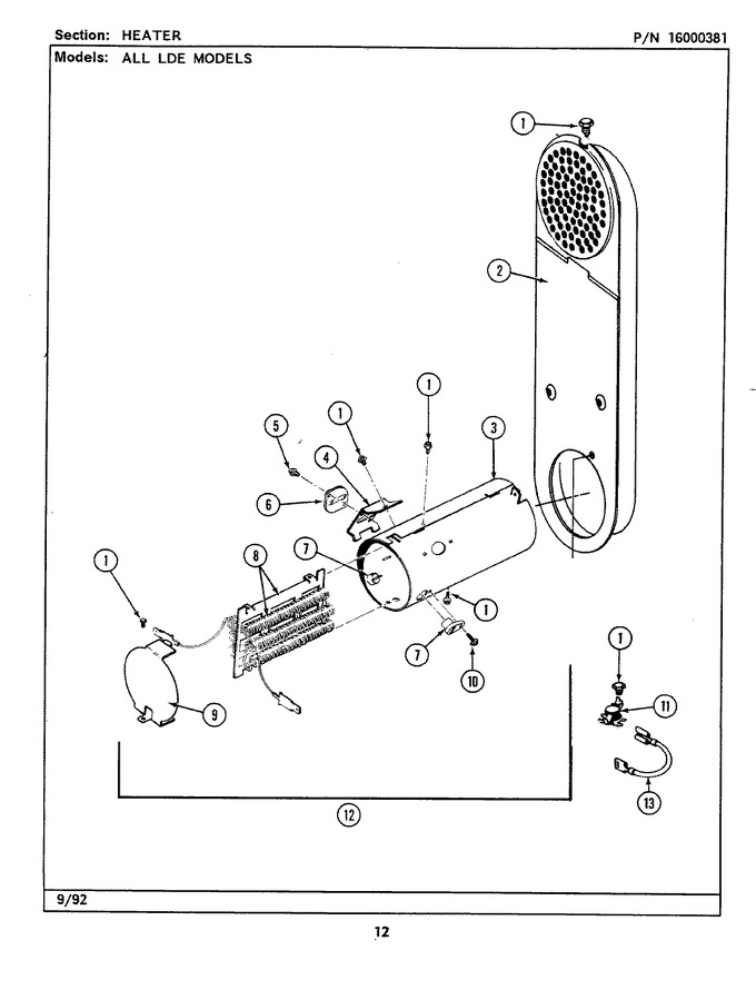 Diagram for LDG9701AAW