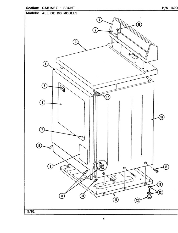 Diagram for LDG7500AAE