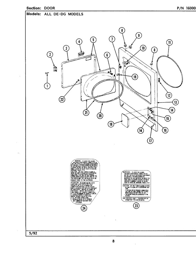 Diagram for LDE7500ACE