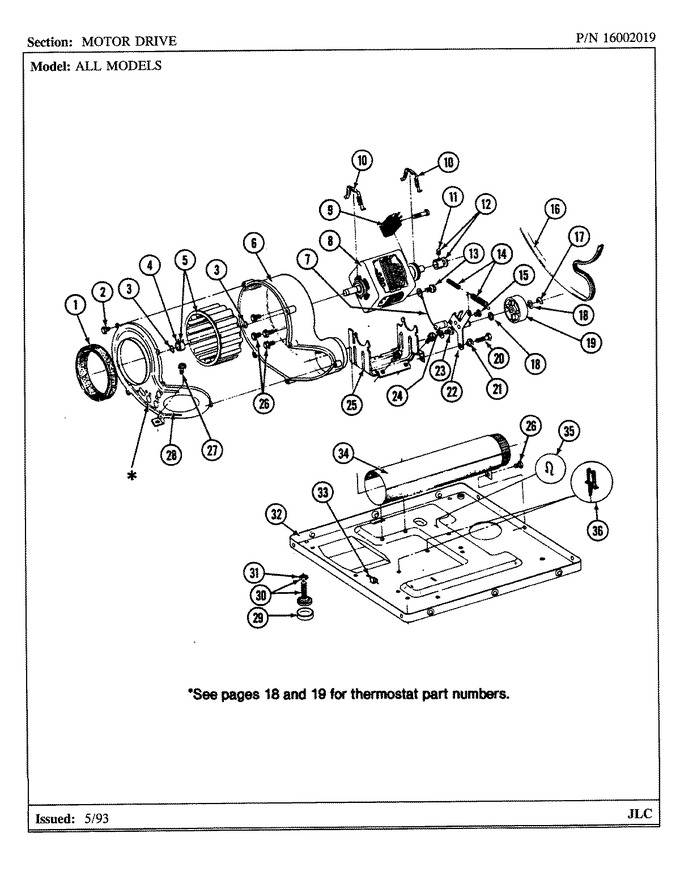 Diagram for LDG7500AAM