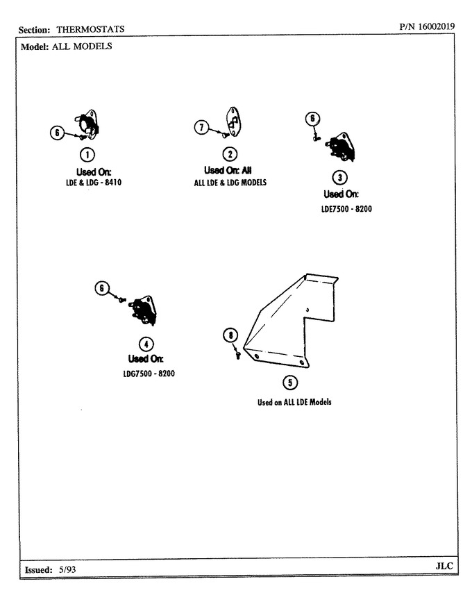 Diagram for LDE7500ACW