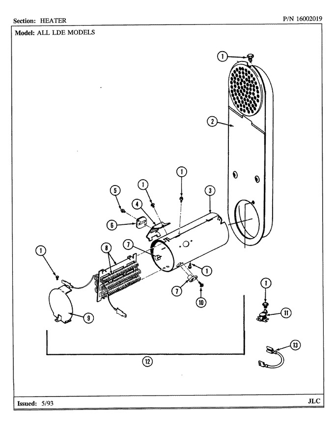 Diagram for LDE7500ACM