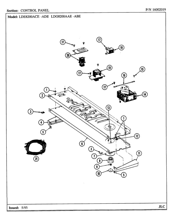 Diagram for LDE8200ACE