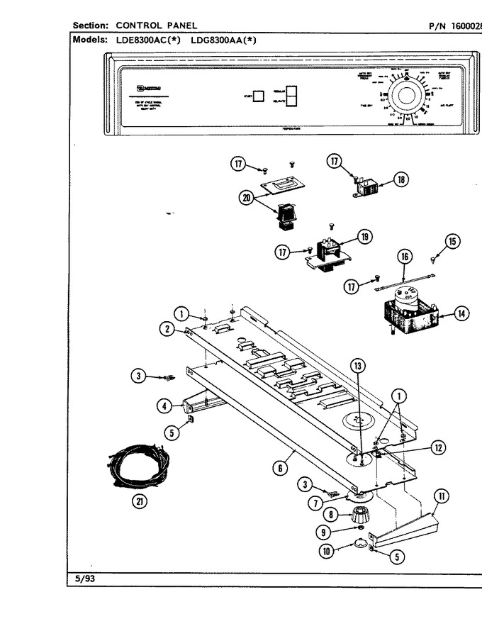 Diagram for LDE8300ACW