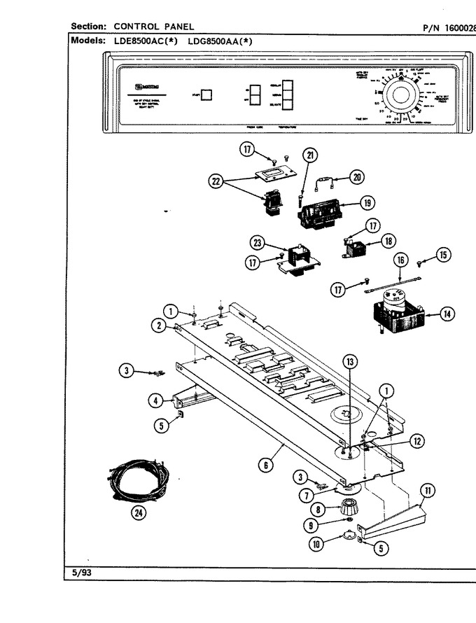 Diagram for LDE8500ACL