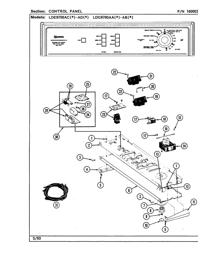 Diagram for LDE9700ADL