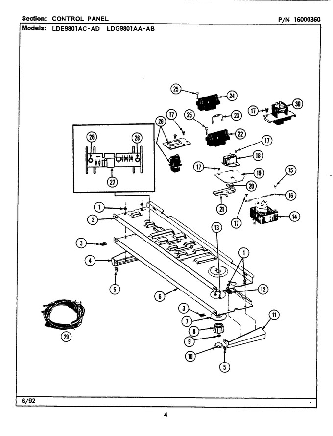 Diagram for LDG9801AAW